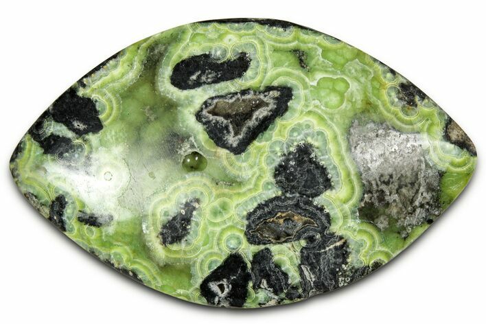 Botryoidal Green Wavellite Cabochon - Arkansas #354611